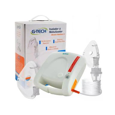 Inalador e Nebulizador G-Tech Nebcom V - 1 unidade