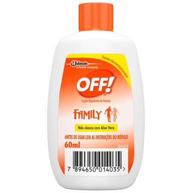 Repelente Off! Family Loção com 60ml
