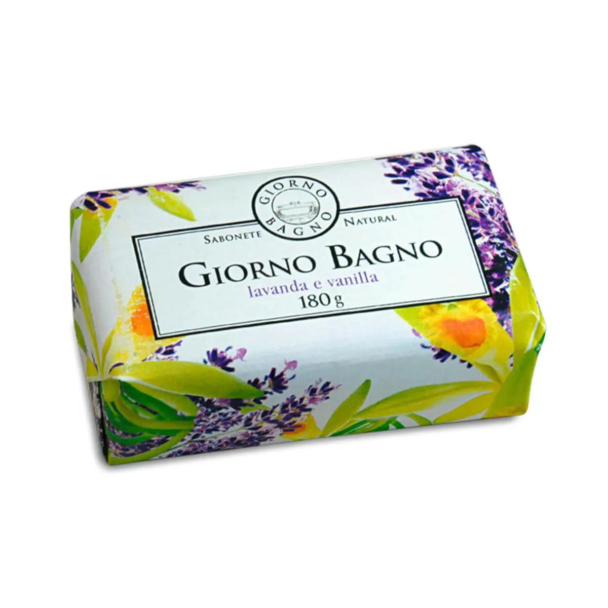 Sabonete Giorno Bagno Lavanda e Vanilla em Barra com 180g