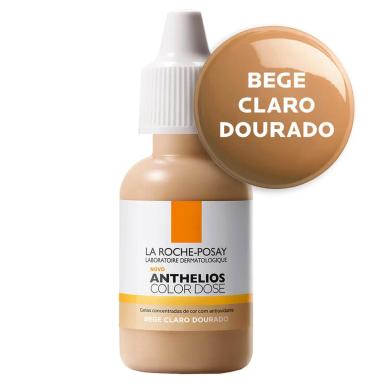 Pigmento Facial Anthelios Color Dose La Roche-Posay Bege Claro Dourado com 17ml