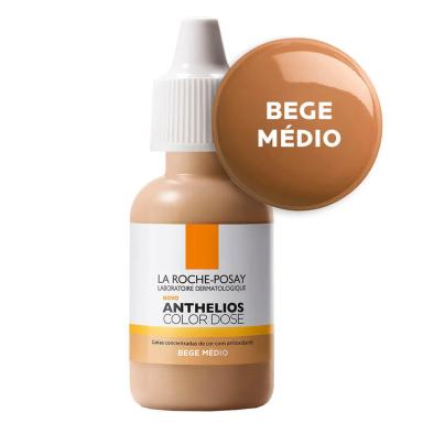 Pigmento Facial Anthelios Color Dose Bege Médio com 17ml