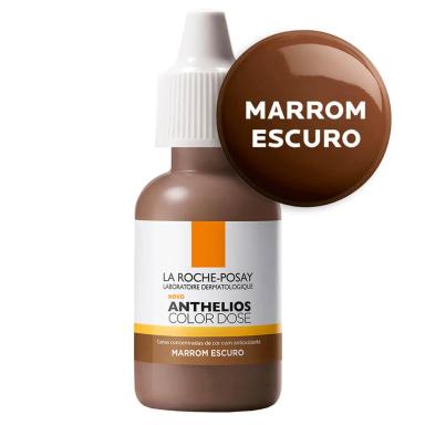 Pigmento Facial Anthelios Color Dose Marrom Escuro com 17ml