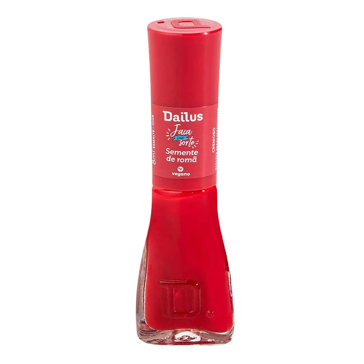Esmalte Cremoso Dailus Faça Sua Sorte Semente de Romã 8ml