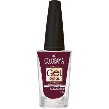 Esmalte Colorama Efeito Gel Cor Na Dúvida, Vinho! com 8ml
