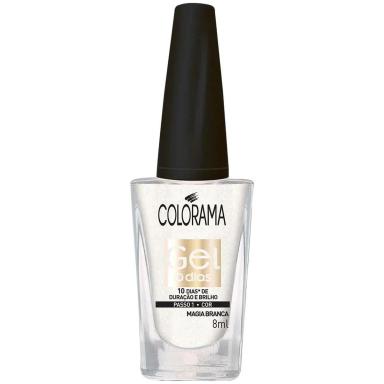 Esmalte Colorama Efeito Gel Cor Magia Branca com 8ml