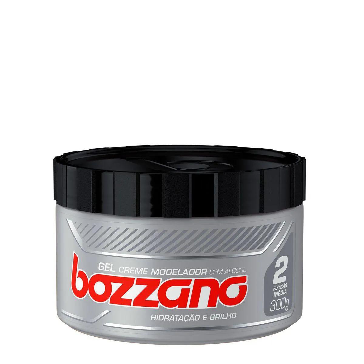 Gel Creme Modelador Bozzano Hidratação e Brilho Média Fixação 2 com 300g