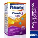 Pharmaton Vitawin 3 Sabor Uva Solução com 150ml