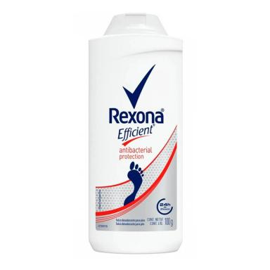 Talco Desodorante Para Pés Rexona Efficient Antibacterial