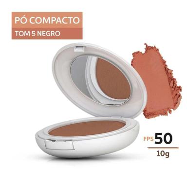 Protetor Solar Episol Color Pele Negra FPS 50 Pó Compacto com 10g