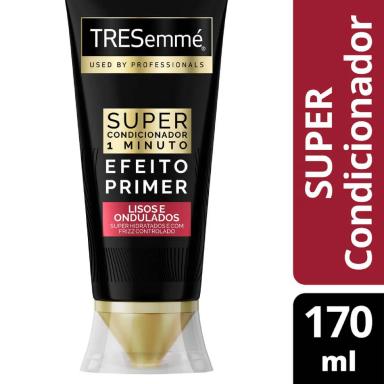 Super Condicionador Tresemmé 1 Minuto Efeito Primer Lisos e Ondulados com 170ml