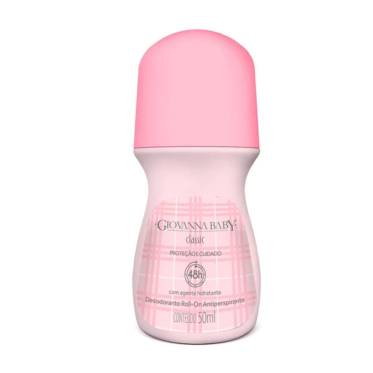 Desodorante Roll-On Giovanna Baby Classic com 50ml