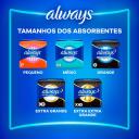 Absorvente Always Ultrafino Cobertura Seca M com Abas 8 unidades
