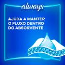 Absorvente Always Ultrafino Cobertura Seca M com Abas 8 unidades