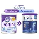 Suplemento Alimentar Infantil Fortini Plus Sem Lactose Danone Sem Sabor 3 a 10 anos com 400g