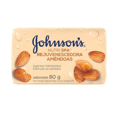 Sabonete em Barra Johnson's Amêndoas com 80g