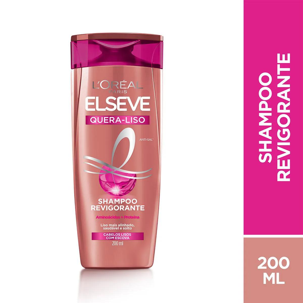 Shampoo Elseve Quera-Liso com 200ml