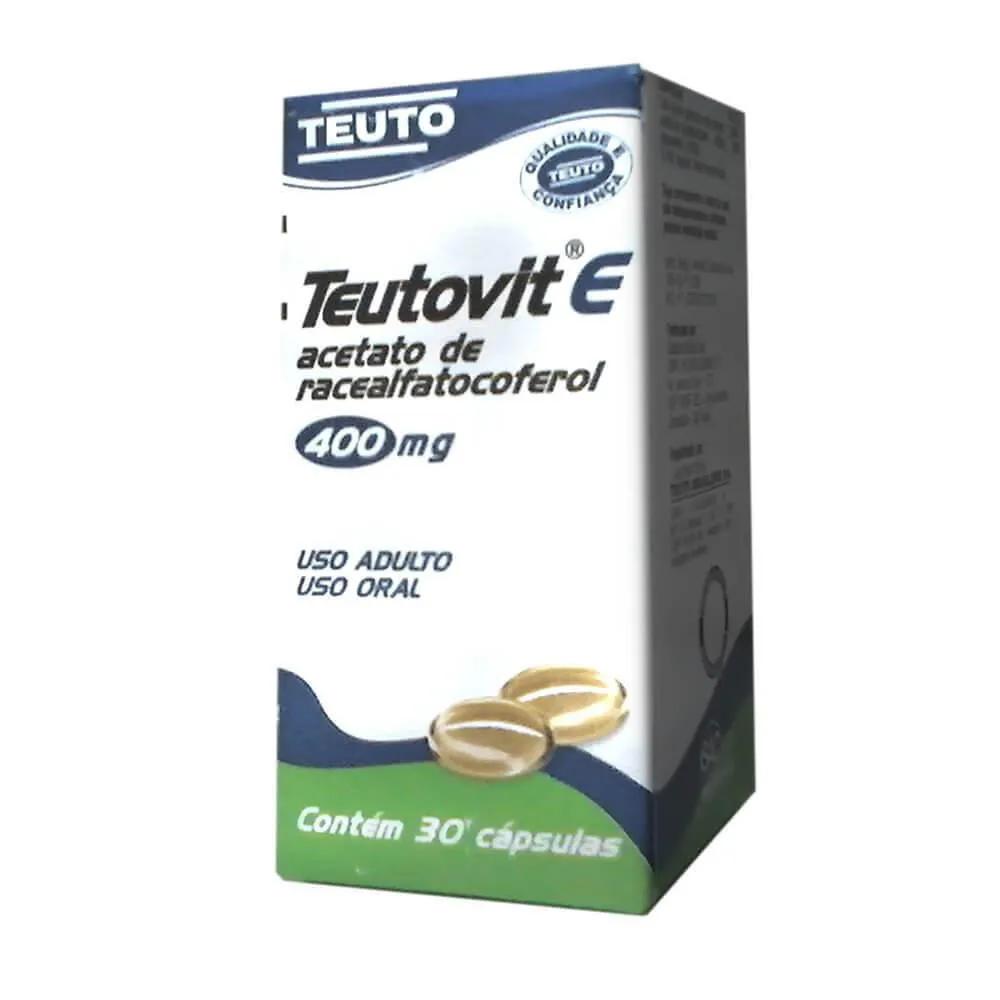 Teutovit E 400mg com 30 cápsulas