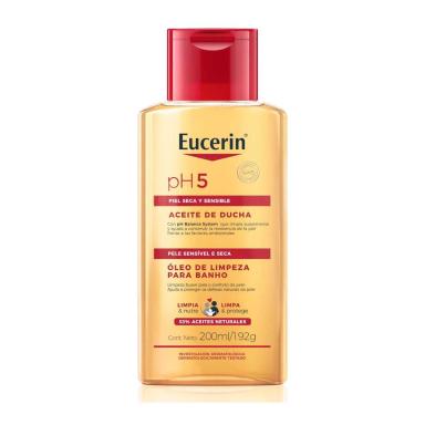 Óleo de Limpeza para Banho Eucerin pH5 Pele Sensível e Seca com 200ml