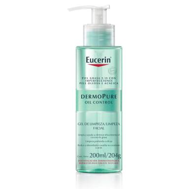 Gel de Limpeza Facial Eucerin DermoPure Oil Control com 200ml