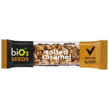 Barra de Sementes Bio2 Seeds Salted Caramel com 38g