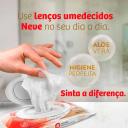 Lenço Umedecido Neve Toque de Seda 4 Pacotes - 48 unidades cada