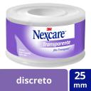 Fita para Curativo Transparente Nexcare com 1 rolo de 25mm x 4,5m