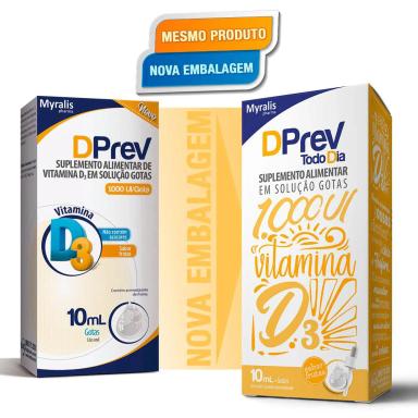 Vitamina D DPrev Todo Dia 1.000UI Gotas com 10ml