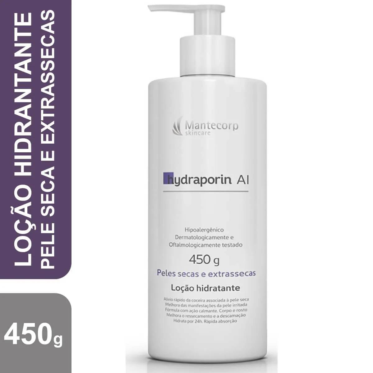 Loção Hidratante Corporal Hydraporin AI Peles Secas 450g