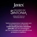 Camisinha Jontex Orgasmo em Sintonia Texturizado Retardante com 2 unidades