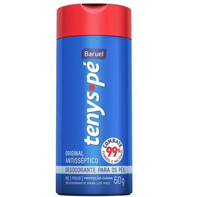 Talco Desodorante Para os Pés Tenys Pé Baruel Original