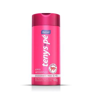 Talco Desodorante Para os Pés Tenys Pé Baruel Woman