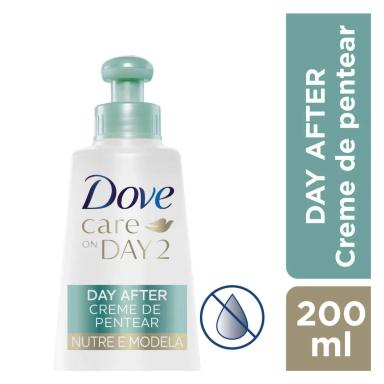 Creme para Pentear Dove Care On Day 2 Day After Nutre e Modela com 200ml