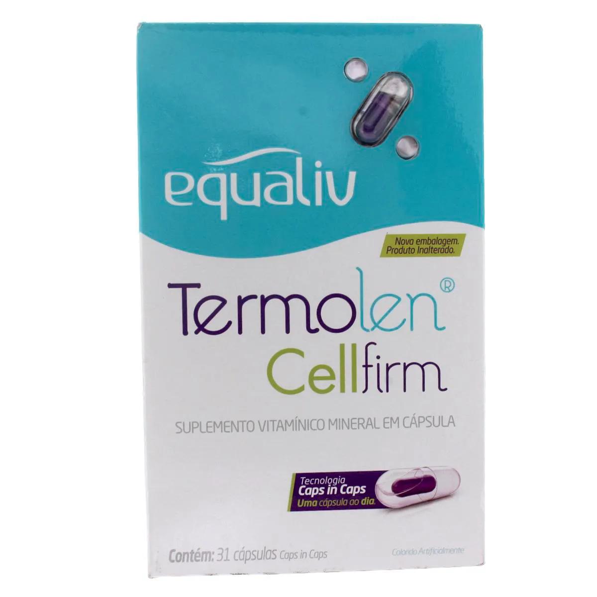 Suplemento Vitamínico-Mineral Equaliv Termolen Cellfirm com 31 cápsulas