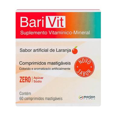 Suplemento Vitamínico-Mineral Barivit Sabor Laranja