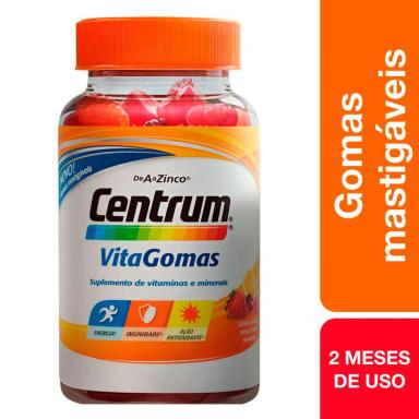 Polivitamínico Centrum VitaGomas de A a Zinco 60 gomas