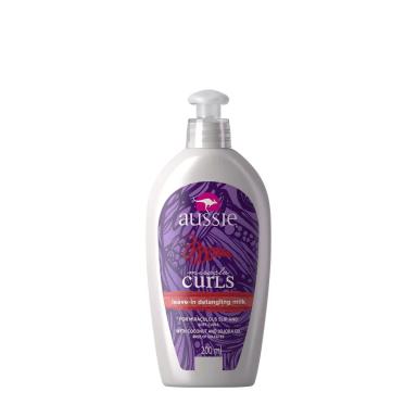 Leave-In Aussie Detangling Milk Curls com 200ml