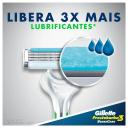 Gillette Prestobarba 3 SenseCare com 4 unidades + 1 garrafa grátis