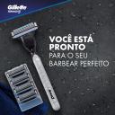 Gillette Mach3 Turbo Barbeador com 1 unidade