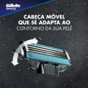 Gillette Mach3 Turbo Barbeador com 1 unidade