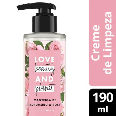 Creme de Limpeza Love, Beauty And Planet Curls Intensify Manteiga de Murumuru & Rosa com 190ml