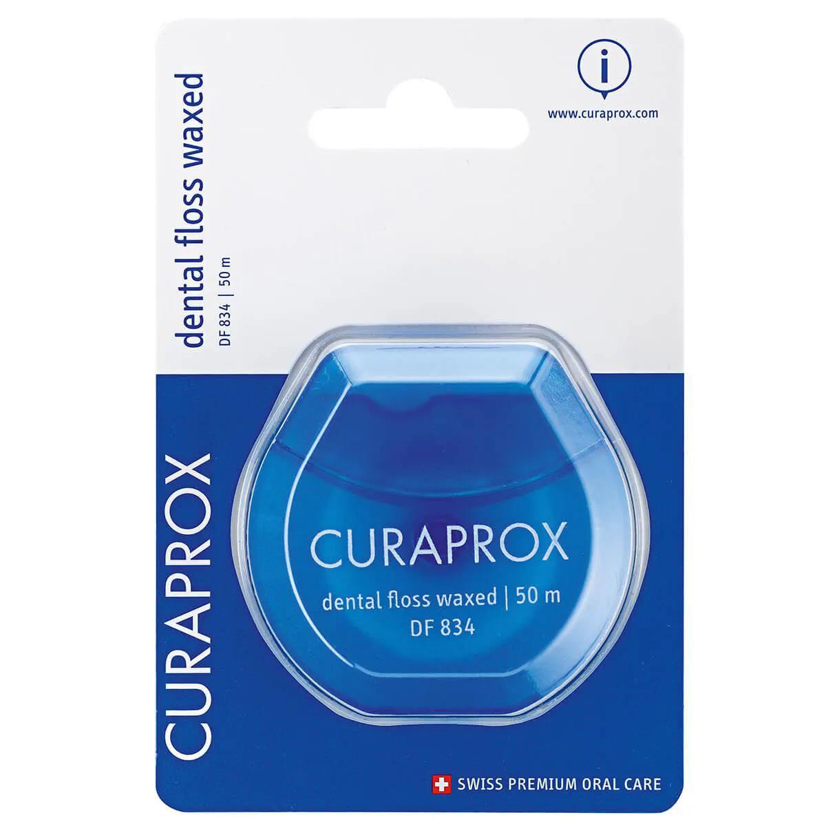 Fio Dental Curaprox Encerado com 50 metros