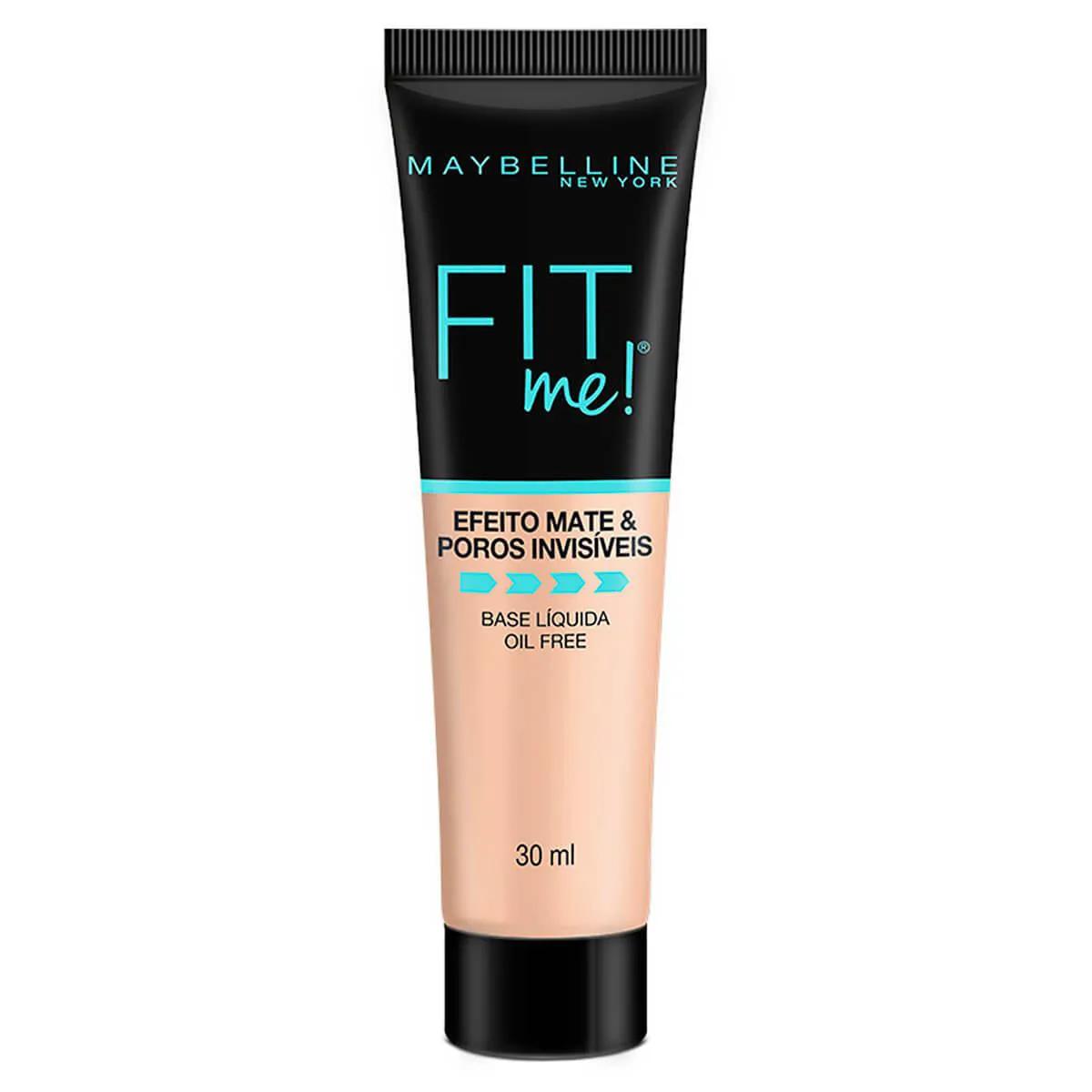 Base Líquida Maybelline Fit Me Efeito Matte Cor N150 com 30ml