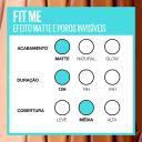 Base Líquida Maybelline Fit Me Efeito Matte Cor B150 com 30ml