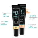 Corretivo Líquido Maybelline Fit Me 00 Amarelo com 10ml