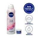 Espuma de Banho Nivea Rhubarb Raspberry Silk Mousse com 200ml