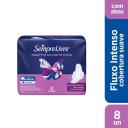 Absorvente Sempre Livre Adapt Plus Noite e Dia Suave Com Abas com 8 unidades