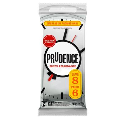 Camisinha Prudence Efeito Retardante com 8 unidades