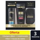 Kit Shampoo Tresemmé Hidratação Profunda com 200ml + Super Condicionador Liso com 170ml + Escova de Cabelo