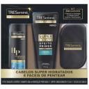 Kit Shampoo Tresemmé Hidratação Profunda com 200ml + Super Condicionador Cachos com 170ml + Escova de Cabelo
