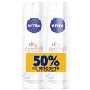 Kit Desodorante Aerosol Nivea Dry Comfort com 2 unidades